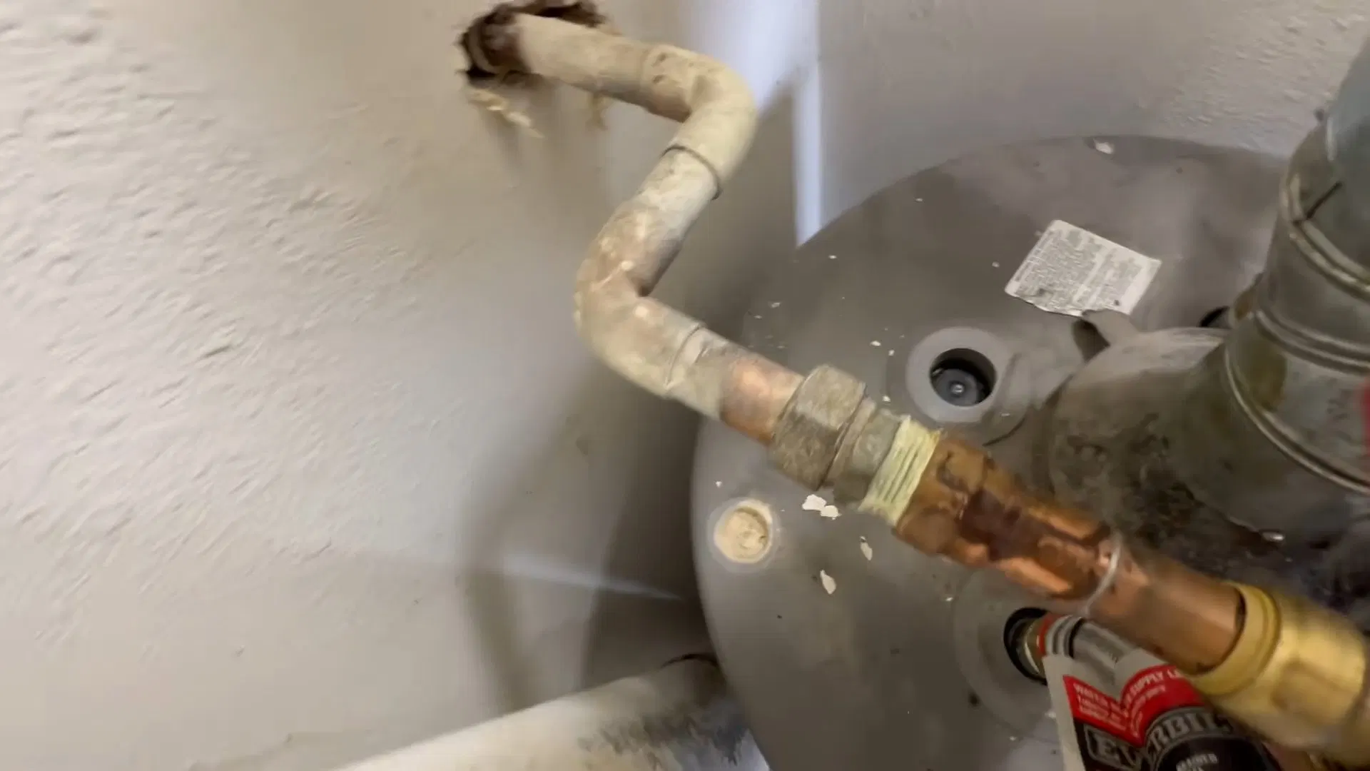 Anode Rod Wrench Over Water Heater shown for Water Heater Installation & Replacement in Dallas, GA in Dallas, Georgia.