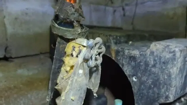 Cut Open Corroded Copper Water Pipe shown for How Many Pinhole Leaks Before a Dallas, GA Home Needs a Full Repipe? in Dallas, Georgia.