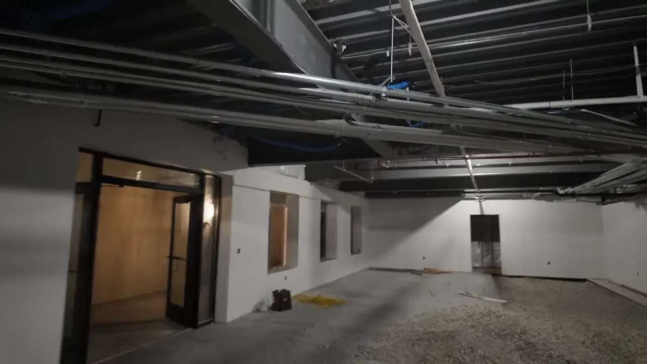 Dental Office Ceiling Pipes During Buildout shown for Contact Plumbing Pros Dallas GA in Dallas, Georgia.