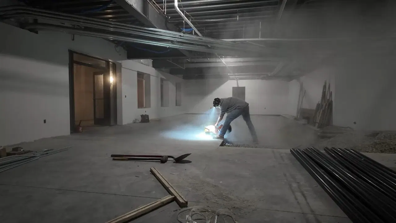 Dental Office Rough In Floor Before Finishing shown for Contact Plumbing Pros Dallas GA in Dallas, Georgia.