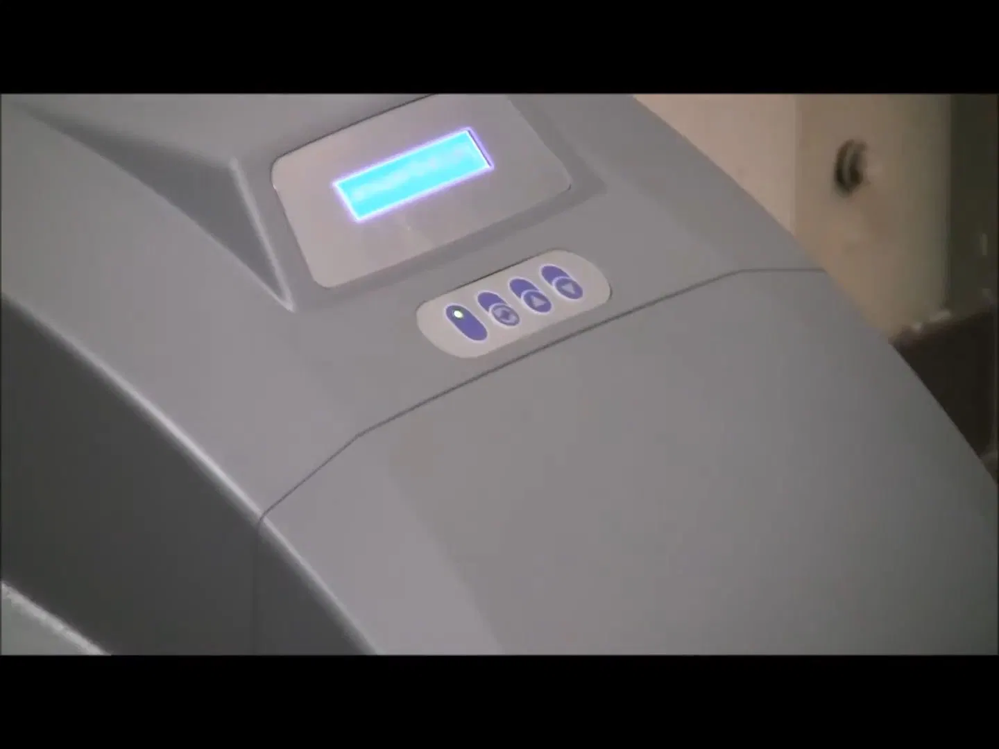 Digital Control Panel On Water Softener shown for City Water or Well Water: What Actually Needs Filtering in Paulding County? in Dallas, Georgia.