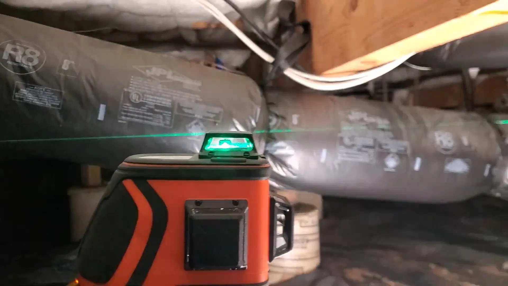 Drain Pipe Level In Crawlspace shown for Hydro Jetting in Dallas, GA in Dallas, Georgia.