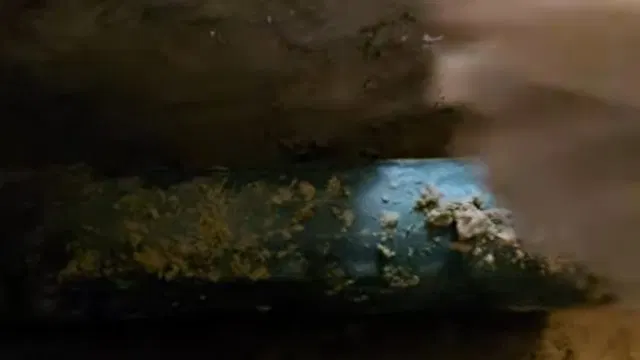 Exposed Basement Slab Drain Opening shown for Should a Dallas, GA Home on Septic Even Have a Garbage Disposal? in Dallas, Georgia.