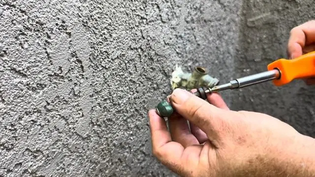 Fitting New Washer To Hose Bib Stem shown for Plumber in Hiram, GA in Hiram, Georgia.