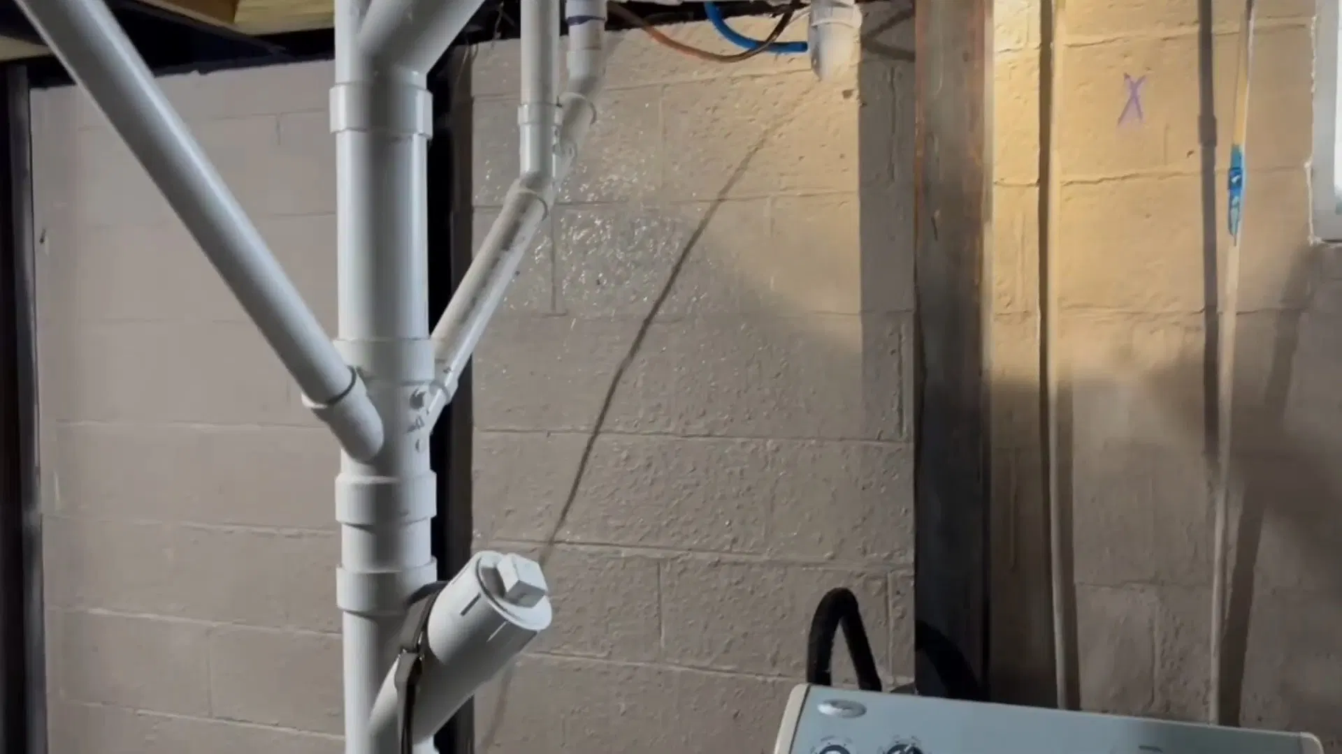 Frozen Water Line Under Building shown for The First Five Minutes of a Burst Pipe in a Dallas, GA Home in Dallas, Georgia.