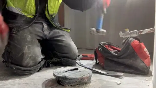 Heating Commercial Toilet Flange For Repair shown for A Running Toilet on a Septic System: What It's Actually Costing You in Dallas, Georgia.