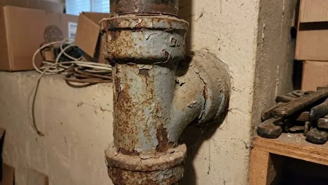 Heavily Corroded Cast Iron Drain Section shown for Drain Cleaning in Dallas, GA in Dallas, Georgia.