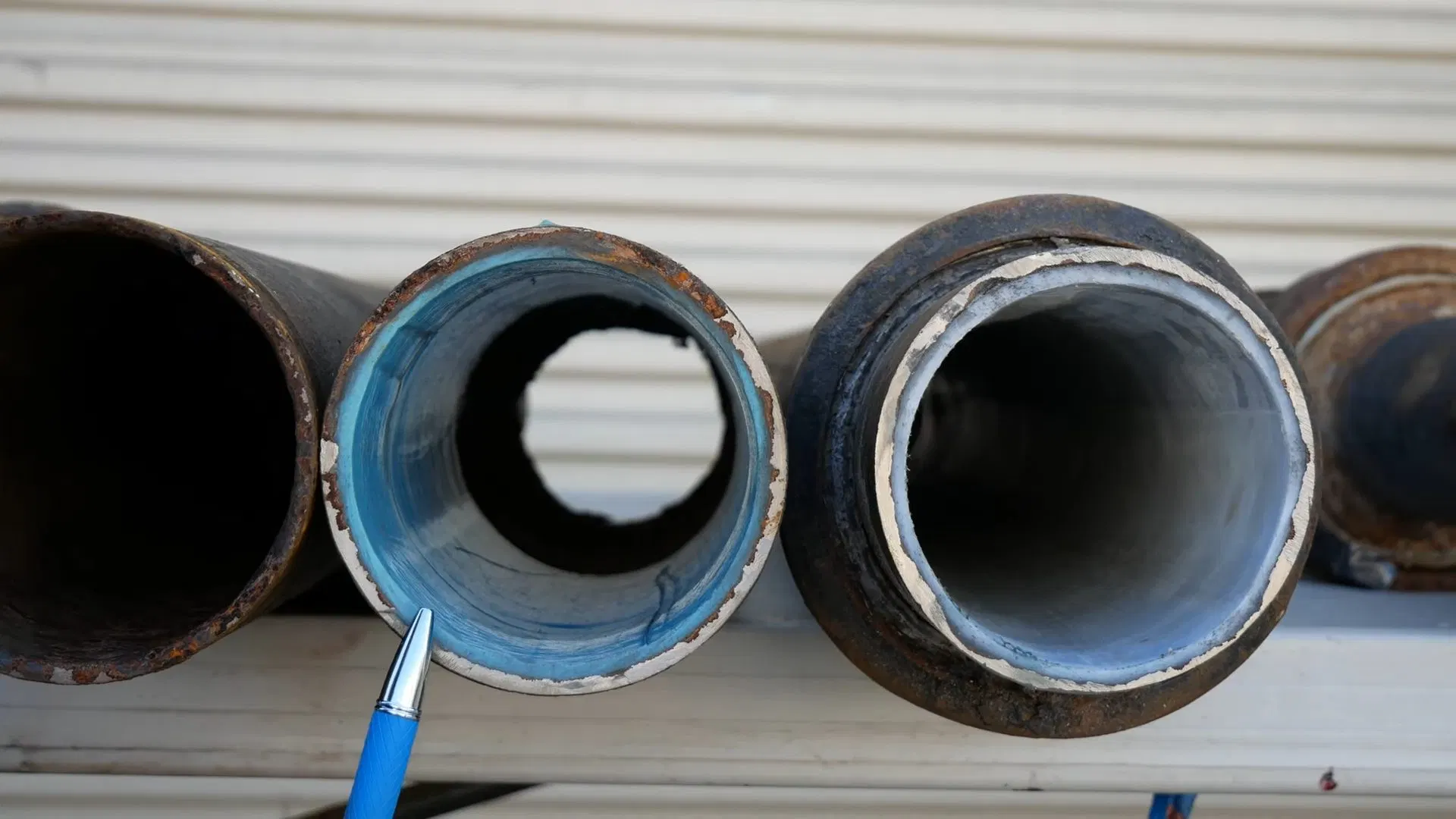 Lined Sewer Pipe Sample Cross Sections shown for How Long Should a Water Heater Actually Last in Dallas, GA? in Dallas, Georgia.