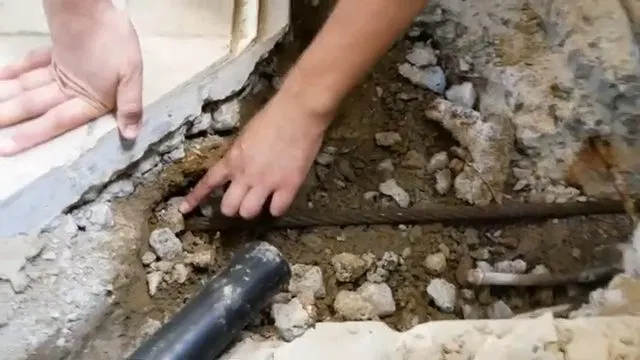 New Sewer Pipe Running Through Foundation Trench shown for A Running Toilet on a Septic System: What It's Actually Costing You in Dallas, Georgia.