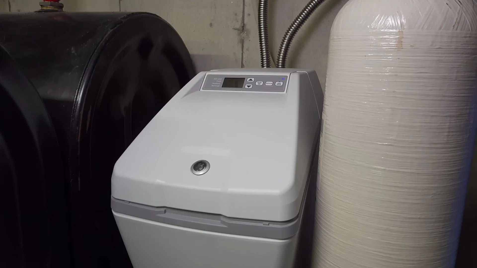 Open Water Softener Brine Tank shown for Water Softener Installation & Repair in Dallas, GA in Dallas, Georgia.