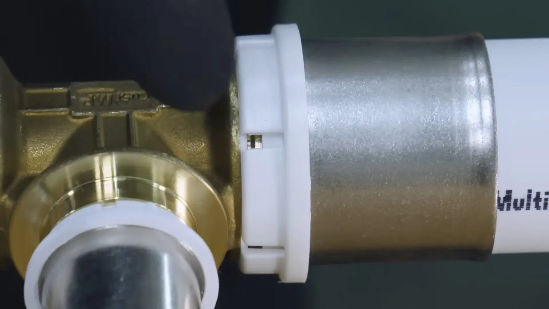 Plastic Pipe Fitting With Metal Collar shown for Is Tankless Worth It for a Dallas, GA Home on Propane? in Dallas, Georgia.