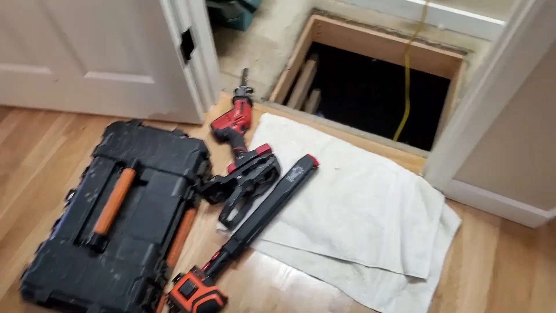 Plumbing Tools Near Open Floor Access shown for Natural Gas or Propane? What Actually Determines It for a Dallas, GA Home in Dallas, Georgia.