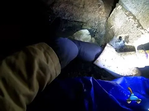 Removing Old Crawlspace Pipe Connection shown for Repiping in Dallas, GA in Dallas, Georgia.