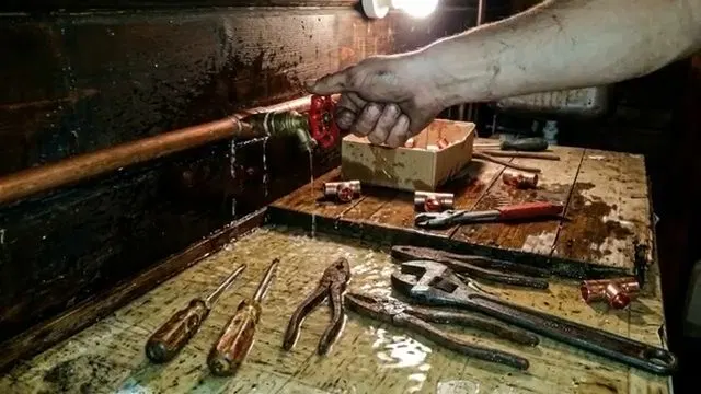Repairing Copper Pipe In Cold Workshop shown for Repiping in Dallas, GA in Dallas, Georgia.