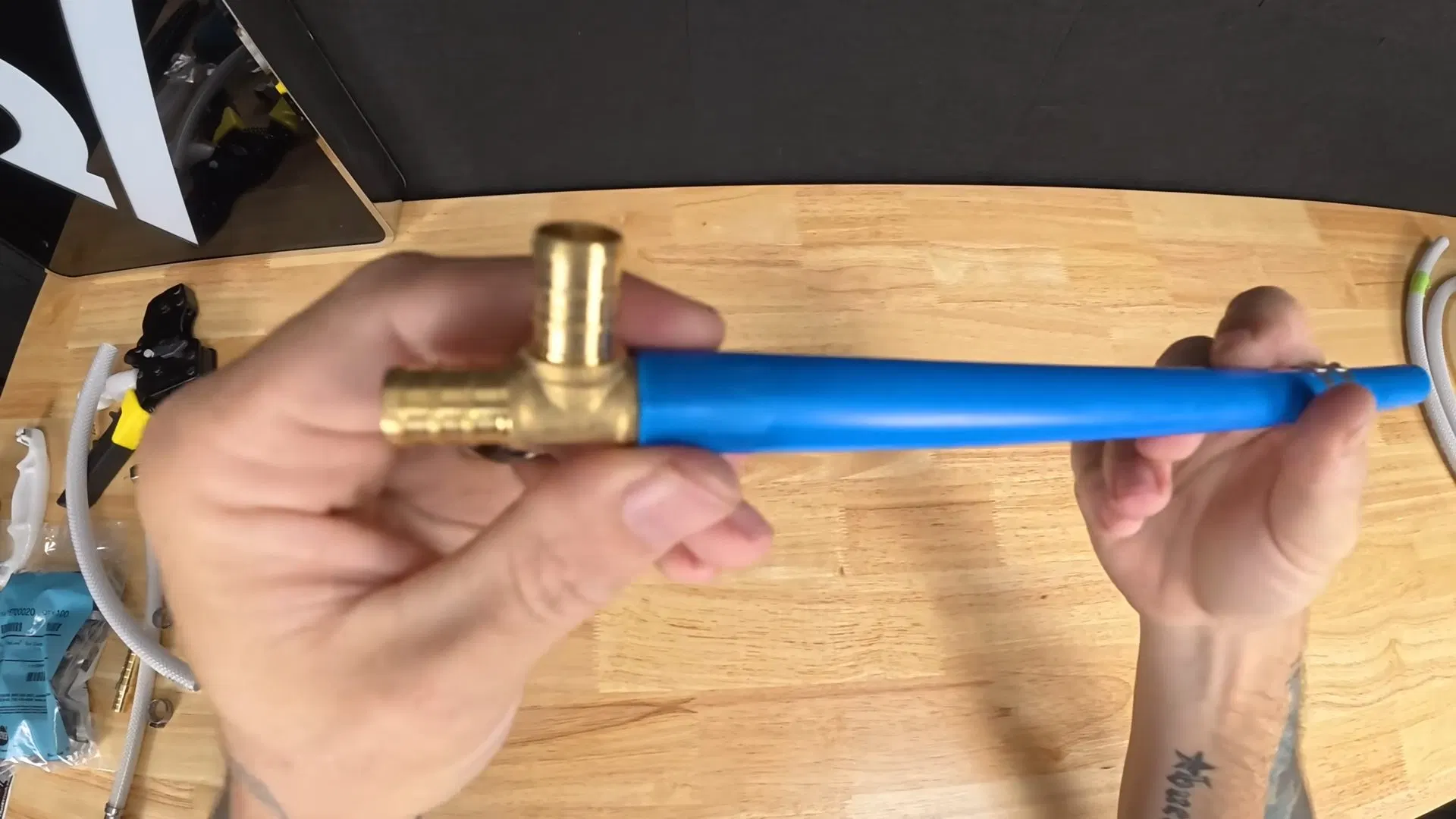 Rv Flexible Hose And Brass Connector shown for Why Does Our Faucet Keep Dripping After We Already Fixed It? in Dallas, Georgia.