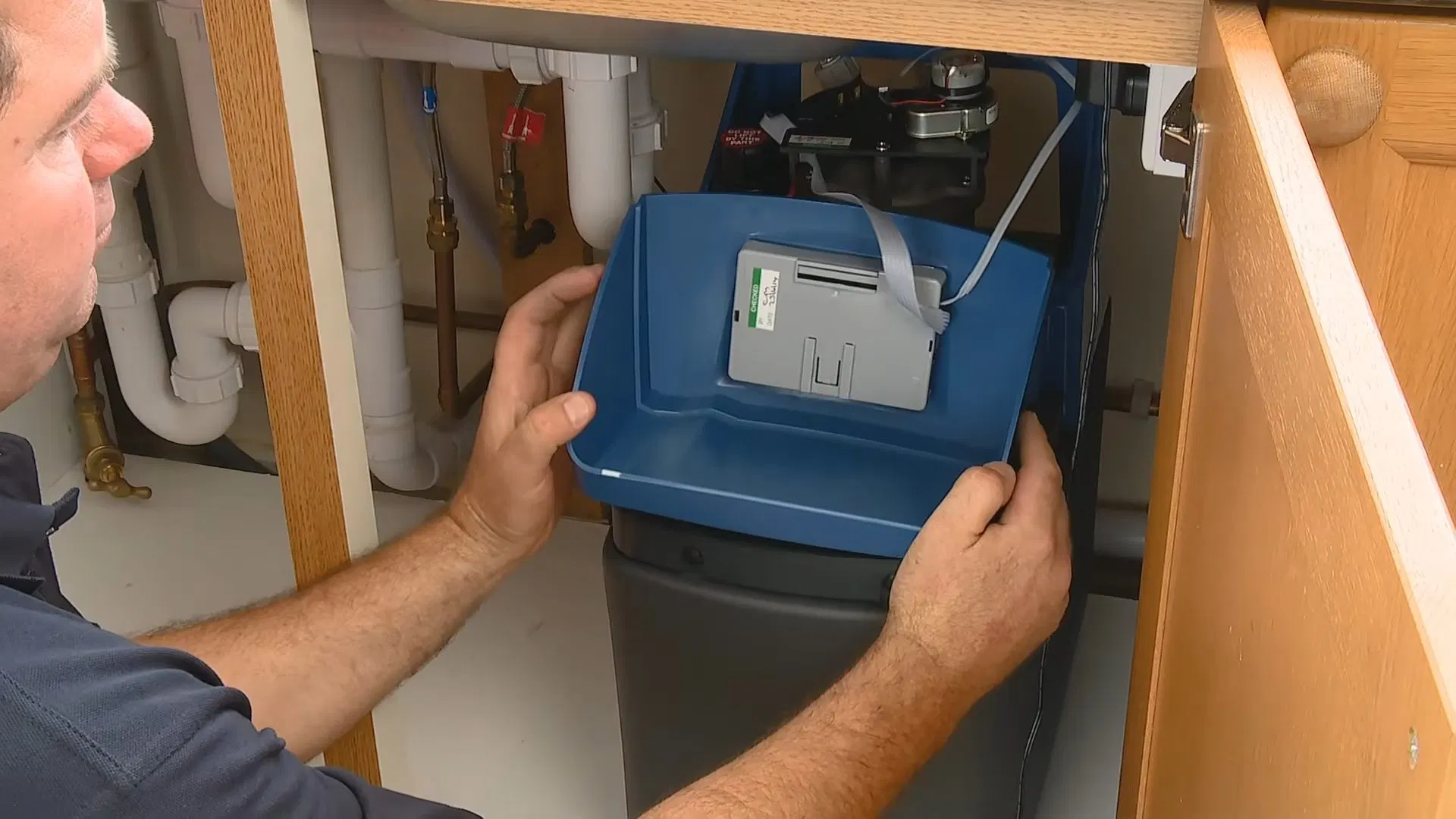 Setting Water Softener Control Panel shown for Water Softener Installation & Repair in Dallas, GA in Dallas, Georgia.