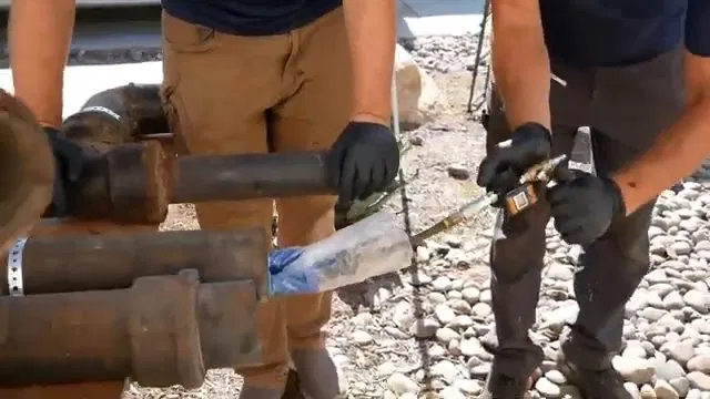 Sewer Lining Sleeve Insertion Process shown for Why Does Our Drain Keep Clogging Again After It's Been Snaked? in Dallas, Georgia.