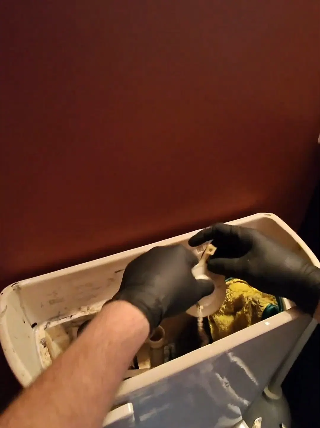 Toilet Repair Kit Component In Hand shown for Toilet Repair & Installation in Dallas, GA in Dallas, Georgia.