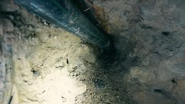 Trenchless Pipe Pulling Equipment Inside Room shown for The First Five Minutes of a Burst Pipe in a Dallas, GA Home in Dallas, Georgia.