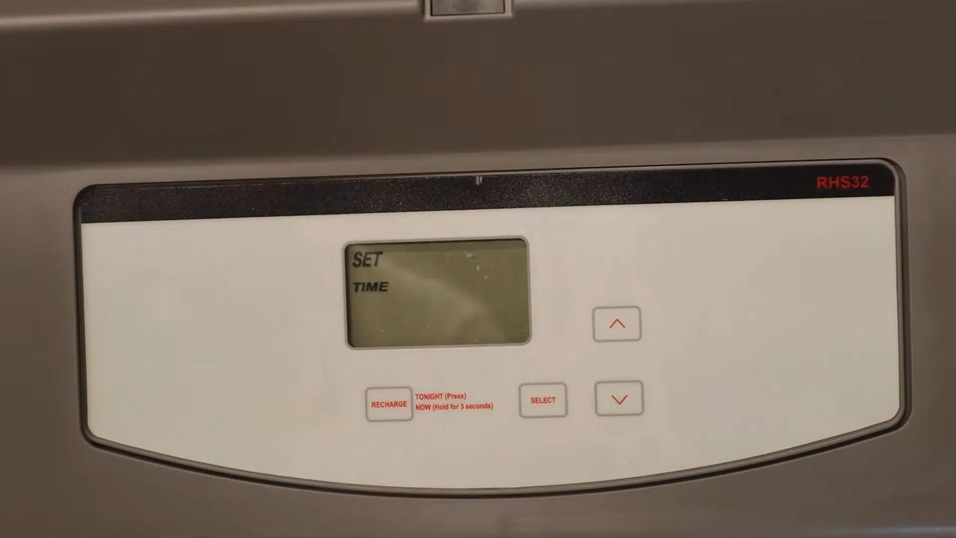 Water Softener Digital Control Panel shown for Water Filtration Systems in Dallas, GA in Dallas, Georgia.